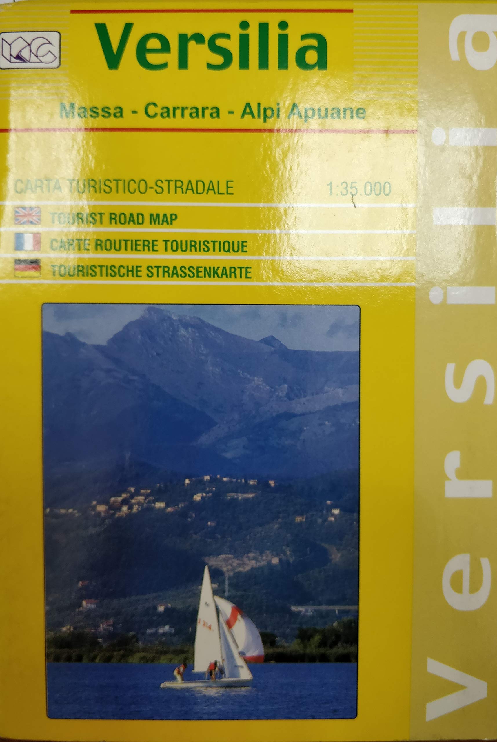 Versilia, Massa-Carrara Tourist Road Map, Footpath Map and Chart (Carte stradali) Leisure, Home & Garden