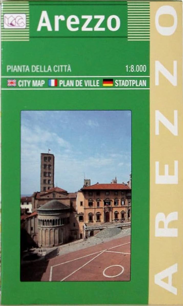 Town Plan Arezzo (Carte stradali) Leisure, Home & Garden