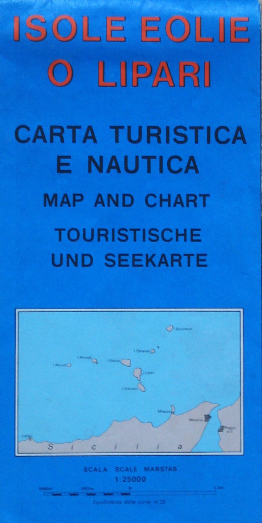 Isole Eolie o Lipari: Tourist Map and Nautical Chart (Carte stradali) Business, Finance & Career