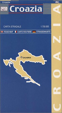 Croatia Road Map (Carte stradali) Leisure, Home & Garden