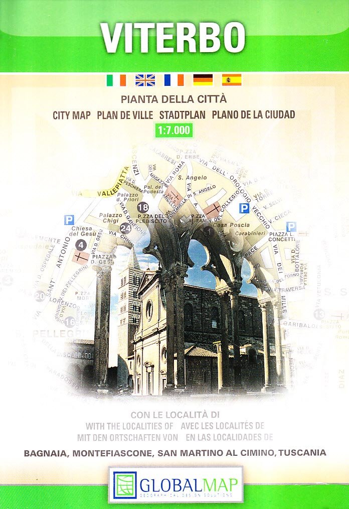 Viterbo 1:7.000 pianta città (Carte stradali) Leisure, Home & Garden