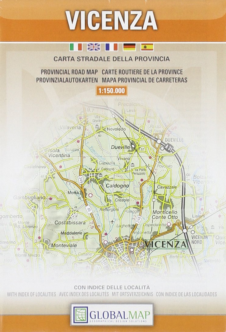 Vicenza. Carta provincia 1:150.000 (Carte stradali provinciali) Leisure, Home & Garden