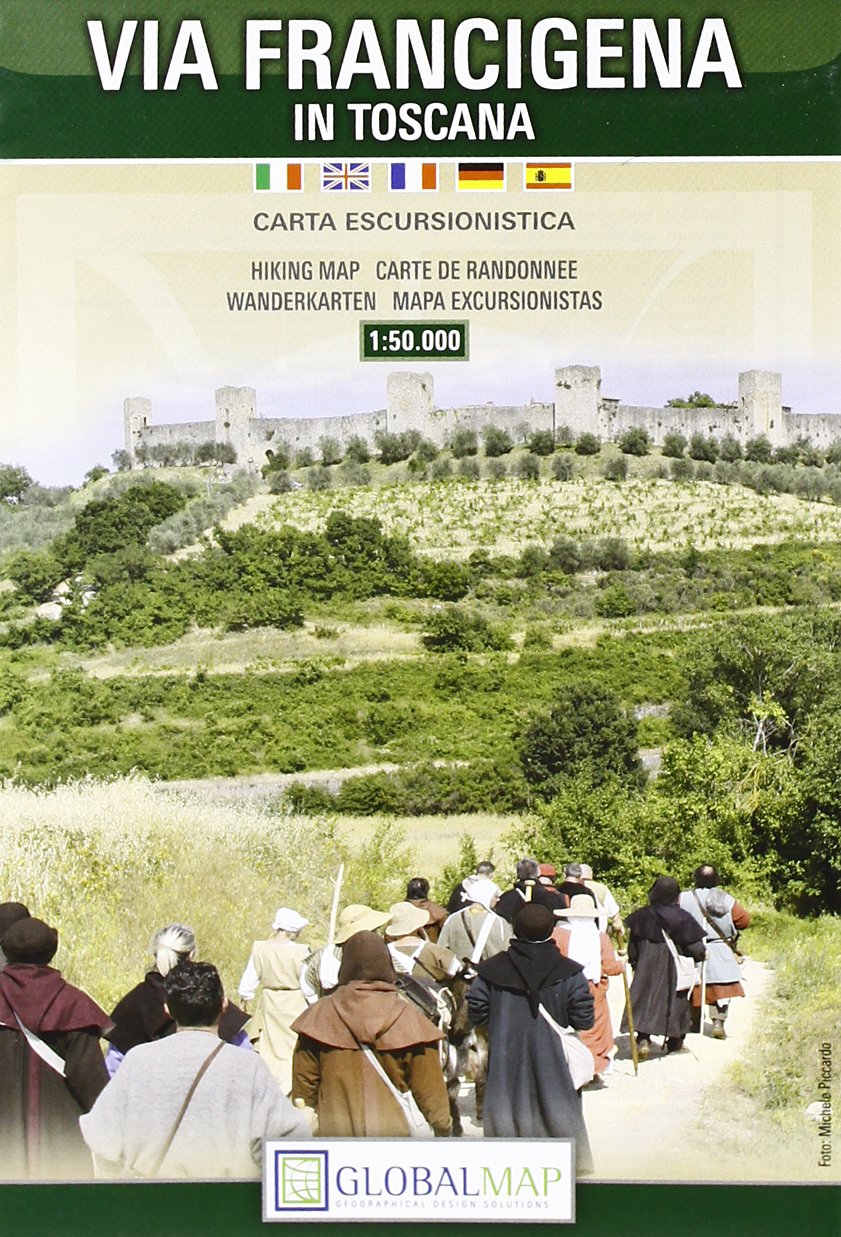 Via francigena in Toscana. Carta escursionistica 1 : 50.000 book