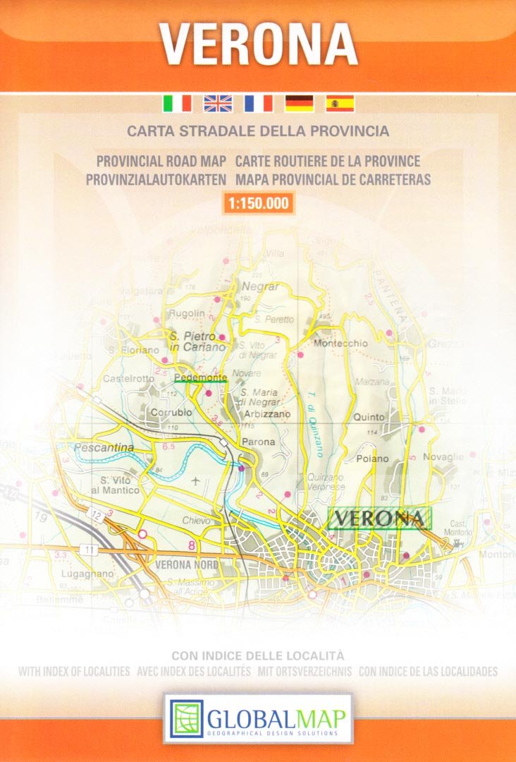 Verona. Carta stradale della provincia 1:150.000 book