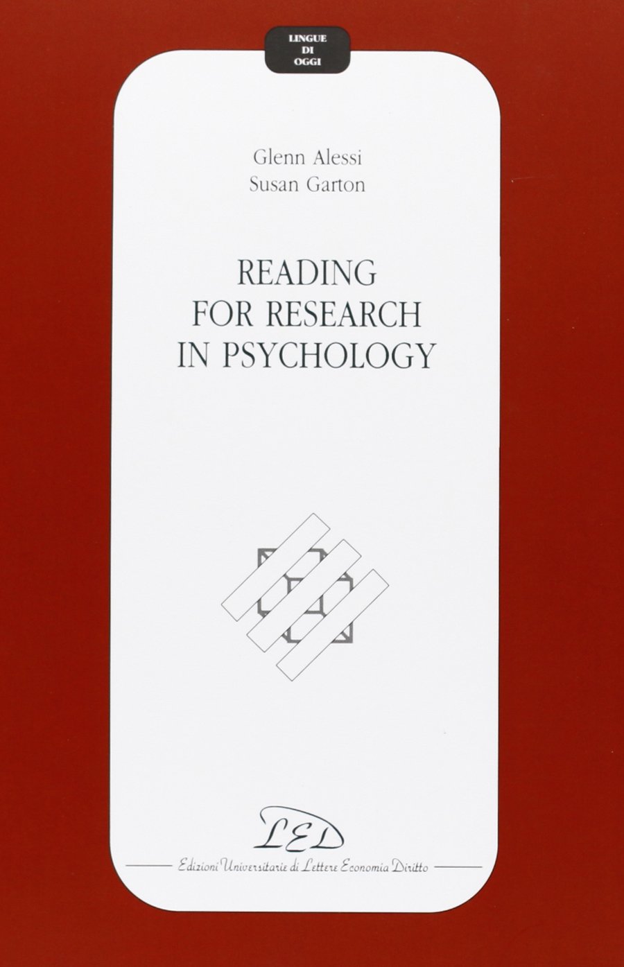 Reading for research in psychology (Lingue di oggi) Psychology
