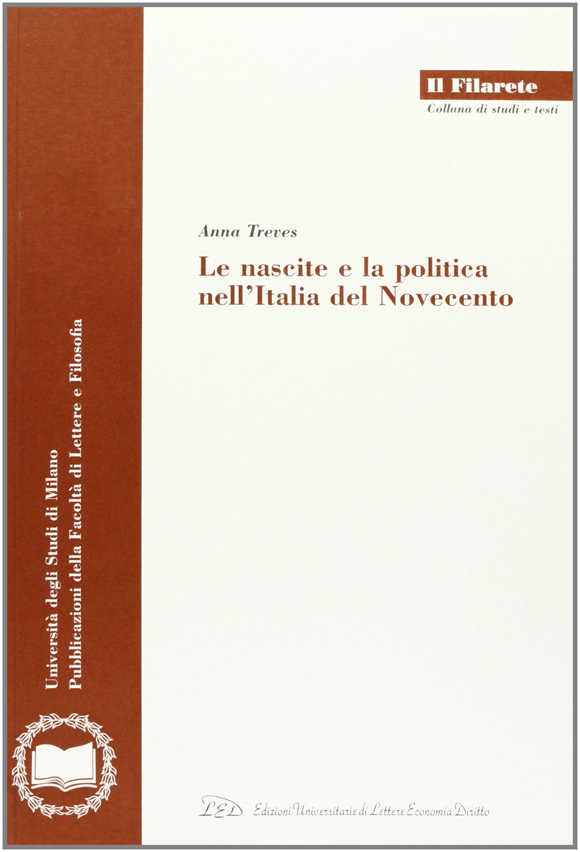 Le nascite e la politica nell'Italia del Novecento book