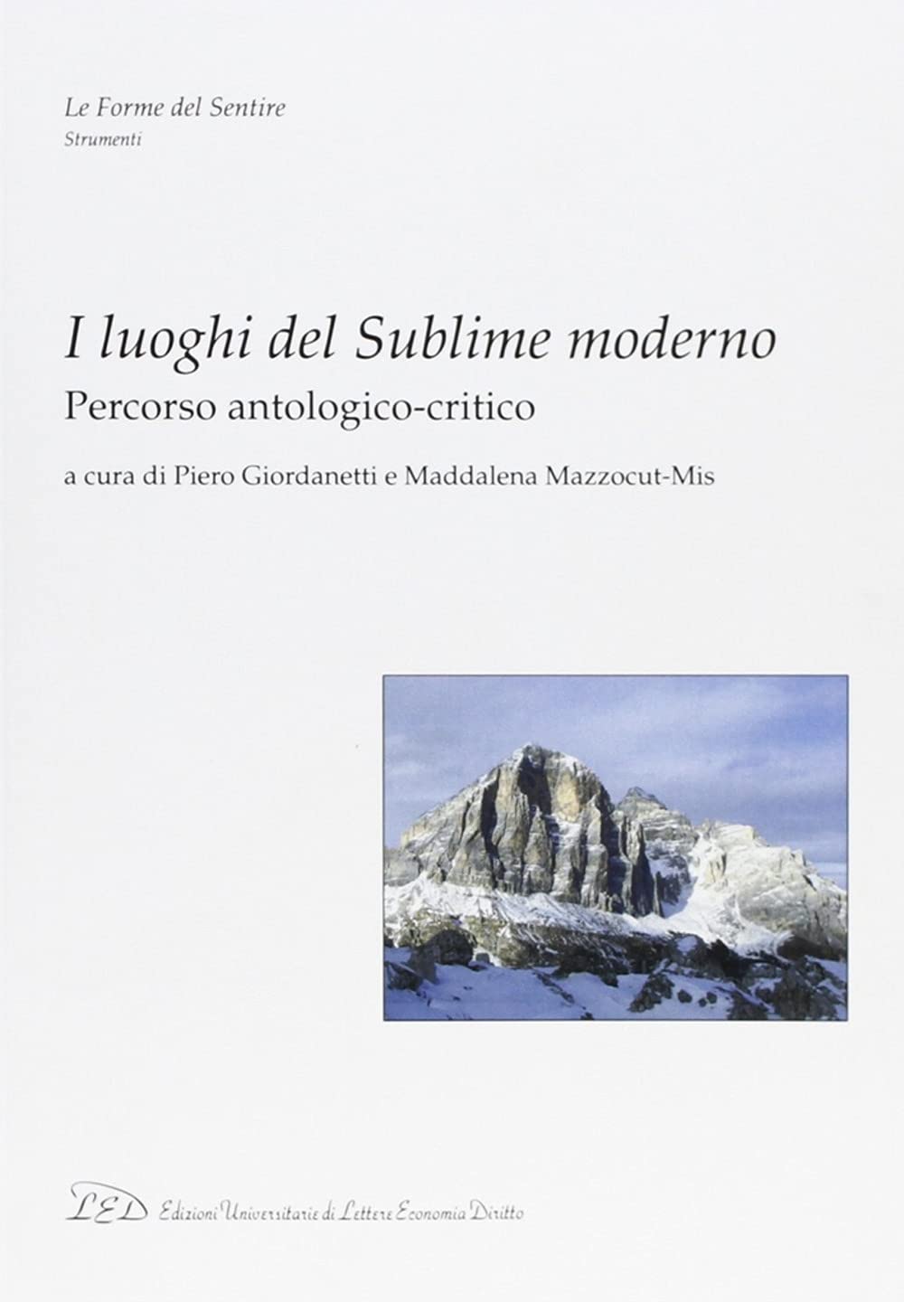 I luoghi del sublime moderno. Percorso antologico-critico book