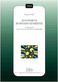 Annotazioni di sintassi generativa. Introduzione alla teoria dei principi e dei parametri (I manuali) Social Sciences