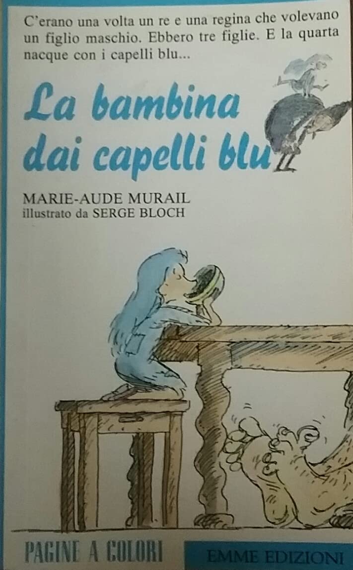 La bambina dai capelli blu (Pagine a colori) Books