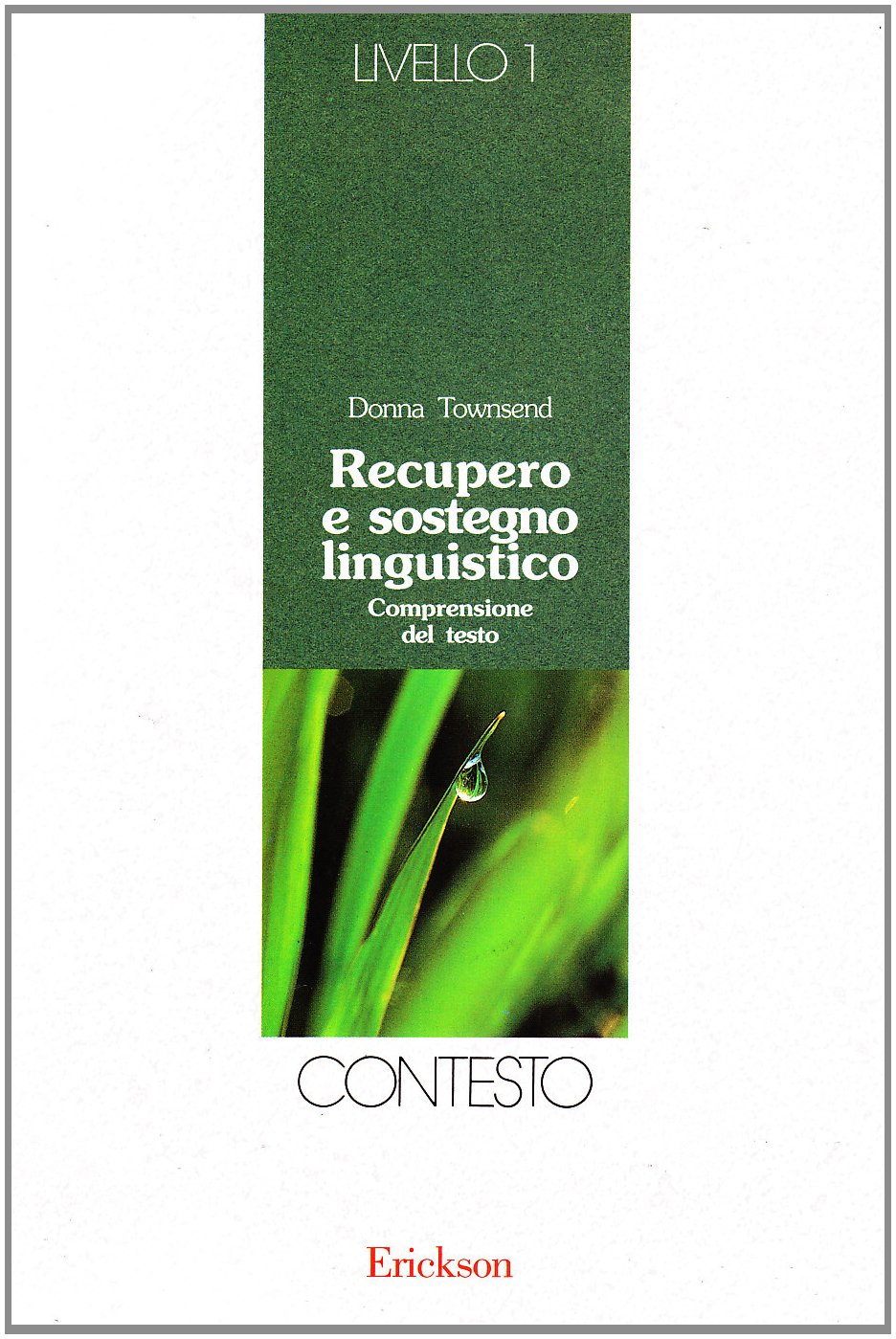 Recupero e sostegno linguistico. Livello 1. Contesto book