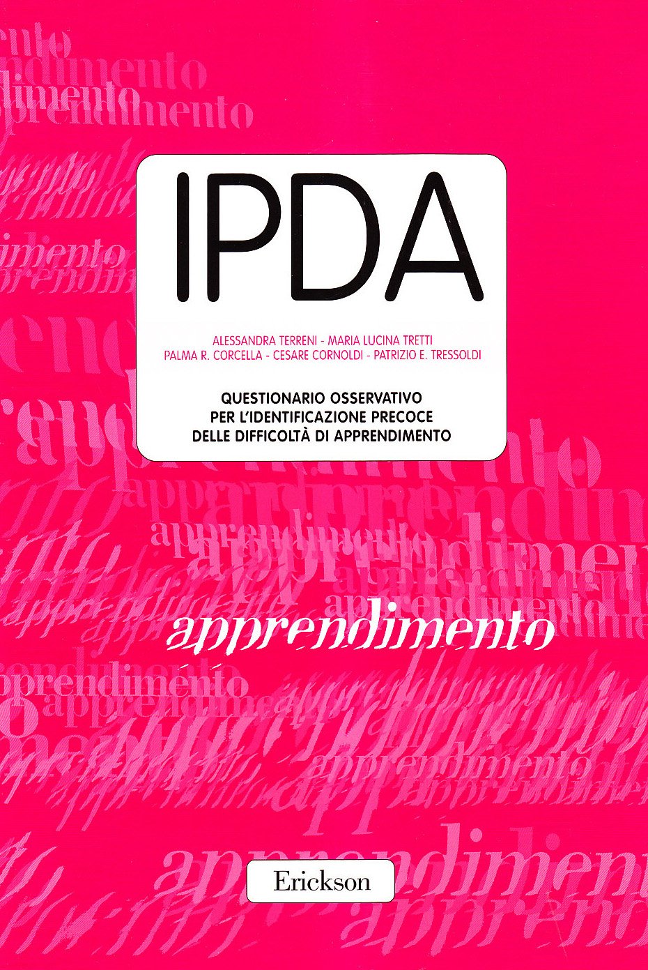 IPDA. Questionario osservativo per l'identificazione precoce delle difficoltà di apprendimento book