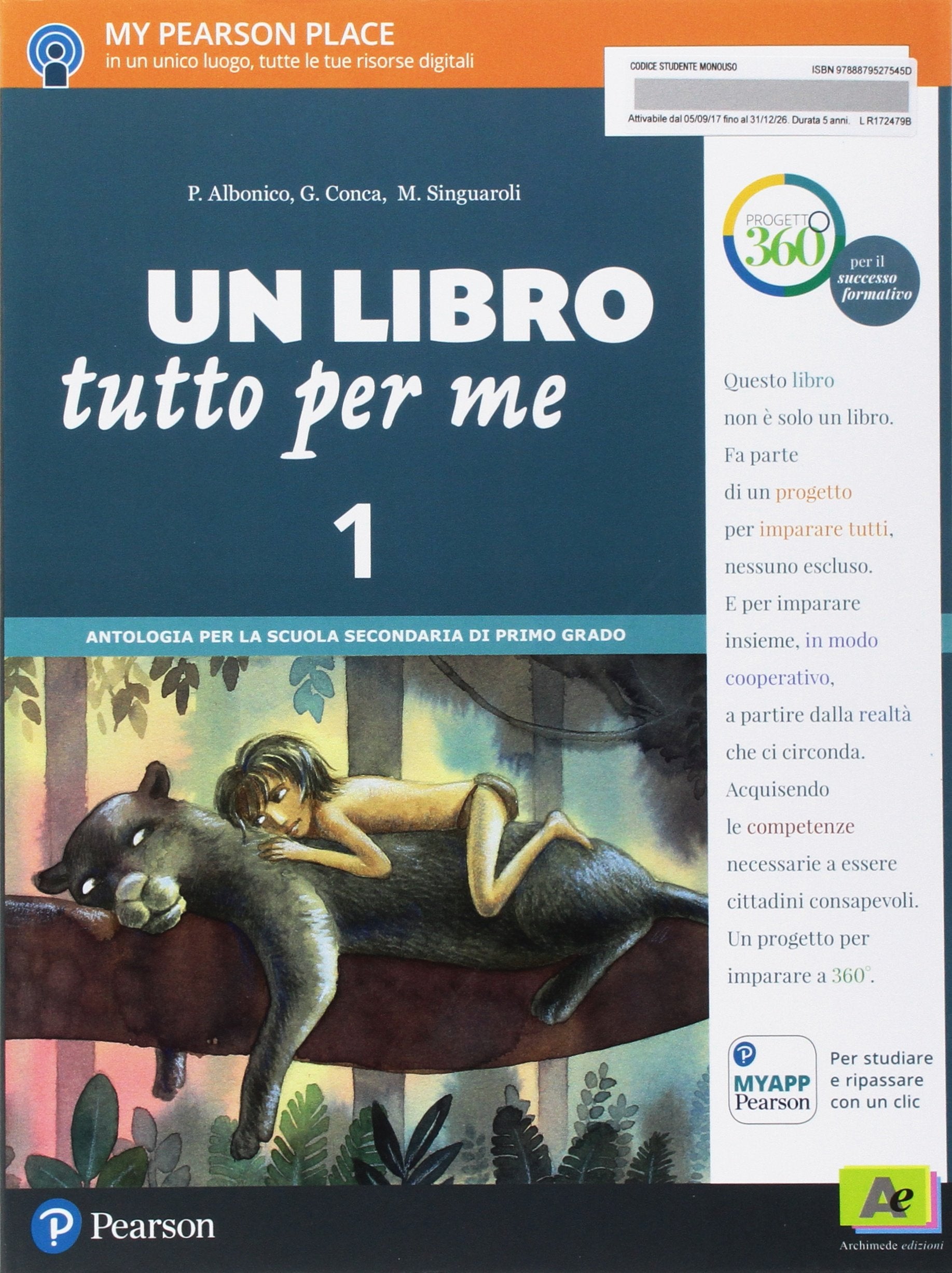 Un libro tutto per me. Per la Scuola media. Con e-book. Con espansione online (Vol. 1) book