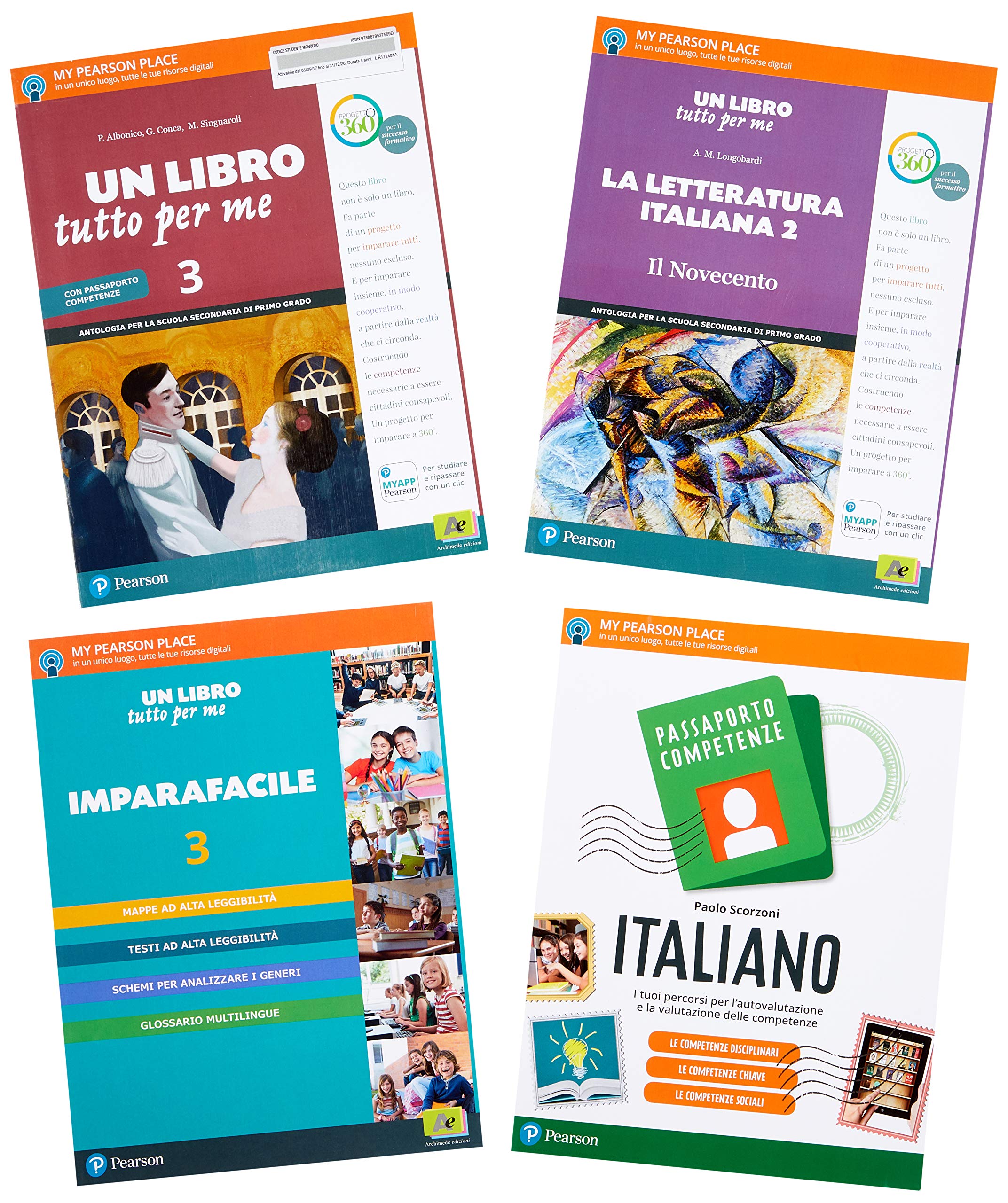 Un libro tutto per me. Con letteratura del Novecento. Con Imparafacile. Con passaporto delle competenze. Per la Scuola media. Con ebook. Con espansione online (Vol. 3) Professional & Reference Books