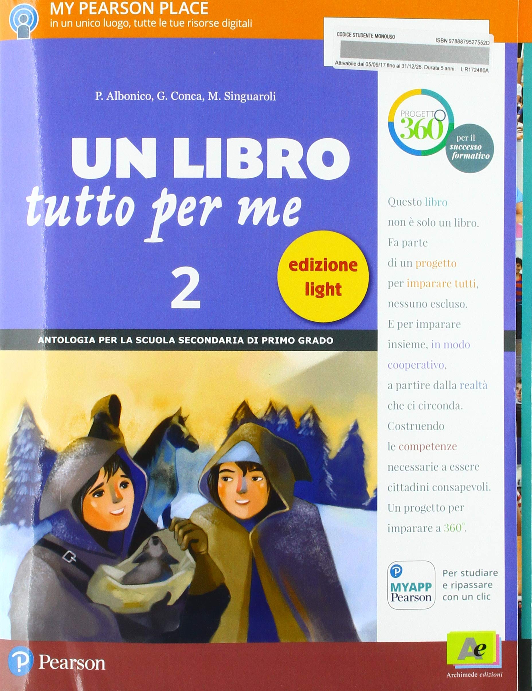 Un Libro tutto per me. Ediz. light. Con Imparafacile. Per la Scuola media. Con ebook. Con espansione online (Vol. 2) book