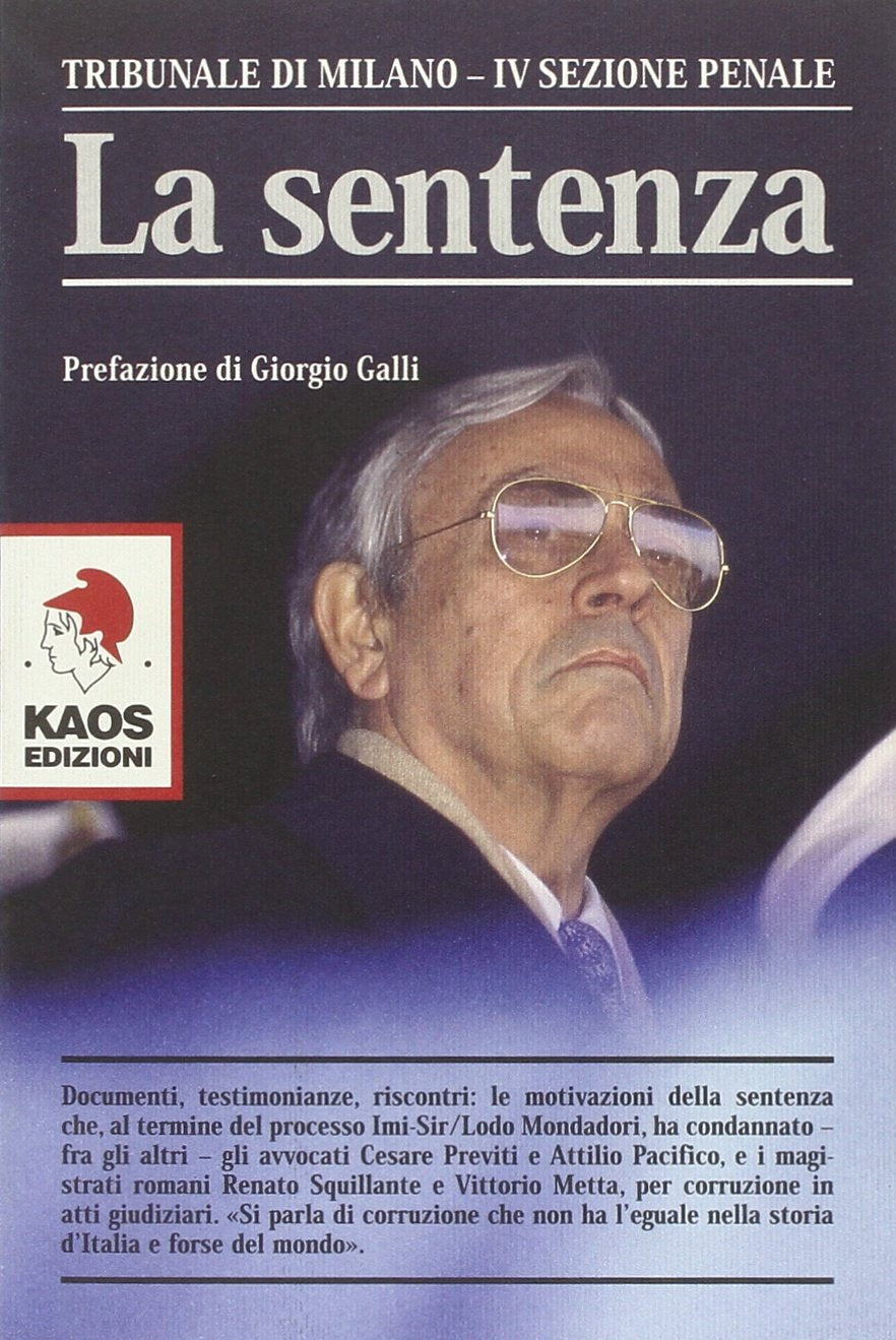 La sentenza book