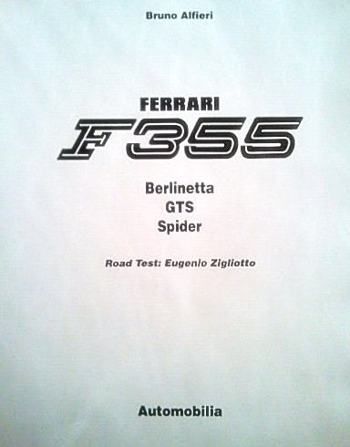 Ferrari F355/355 F1 book