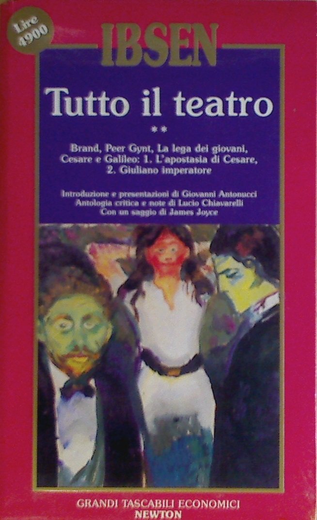 Tutto il teatro (Brand-Peer Gynt-La lega dei giovani-Cesare e Galileo) (Grandi tascabili economici) Contemporary literature Books