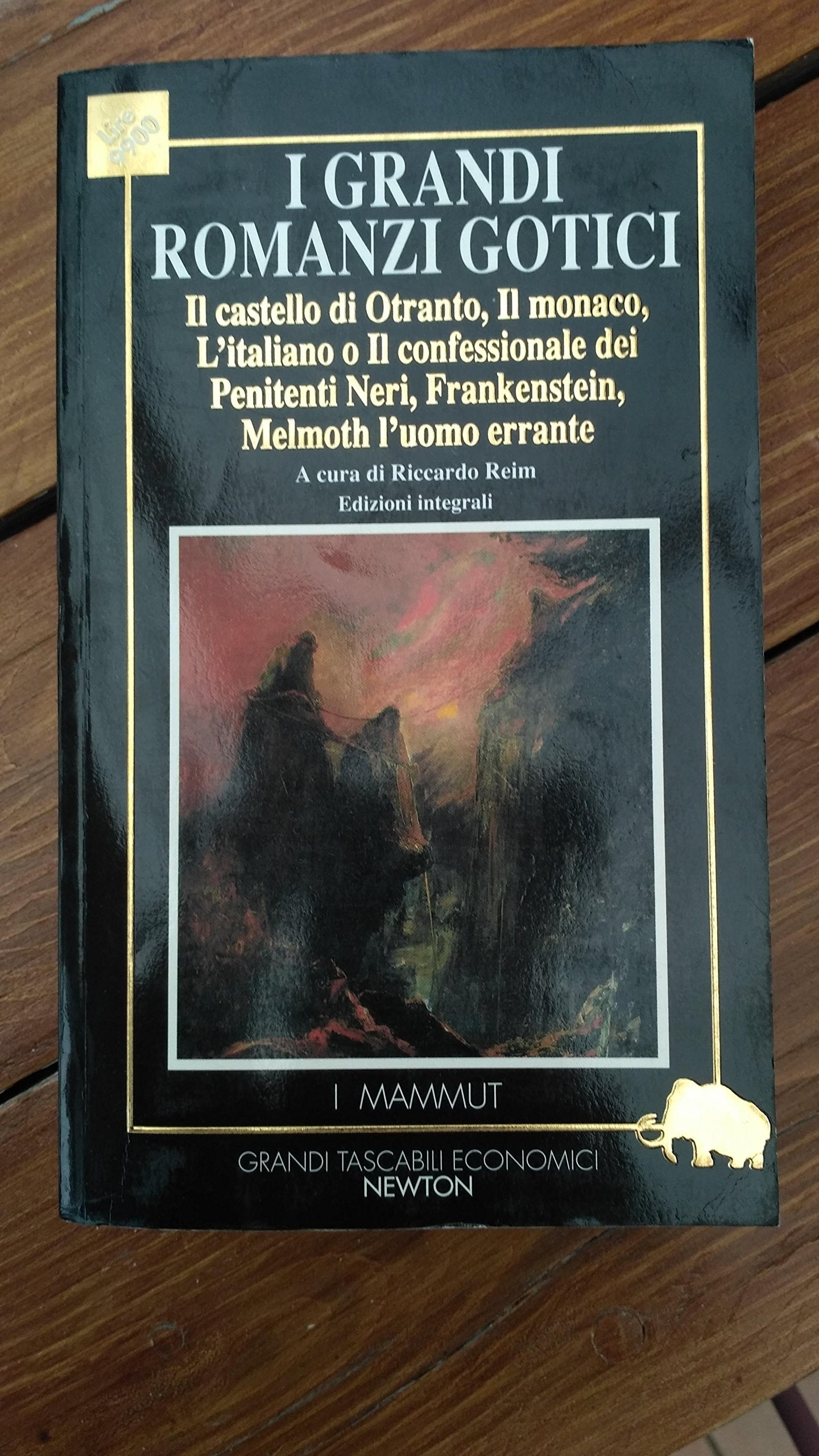 I grandi romanzi gotici: Il castello di Otranto-Il monaco-L'italiano o il confessionale dei penitenti neri-Frankenstein-Melmoth l'uomo errante (Grandi tascabili economici. I mammut) Contemporary literature Books