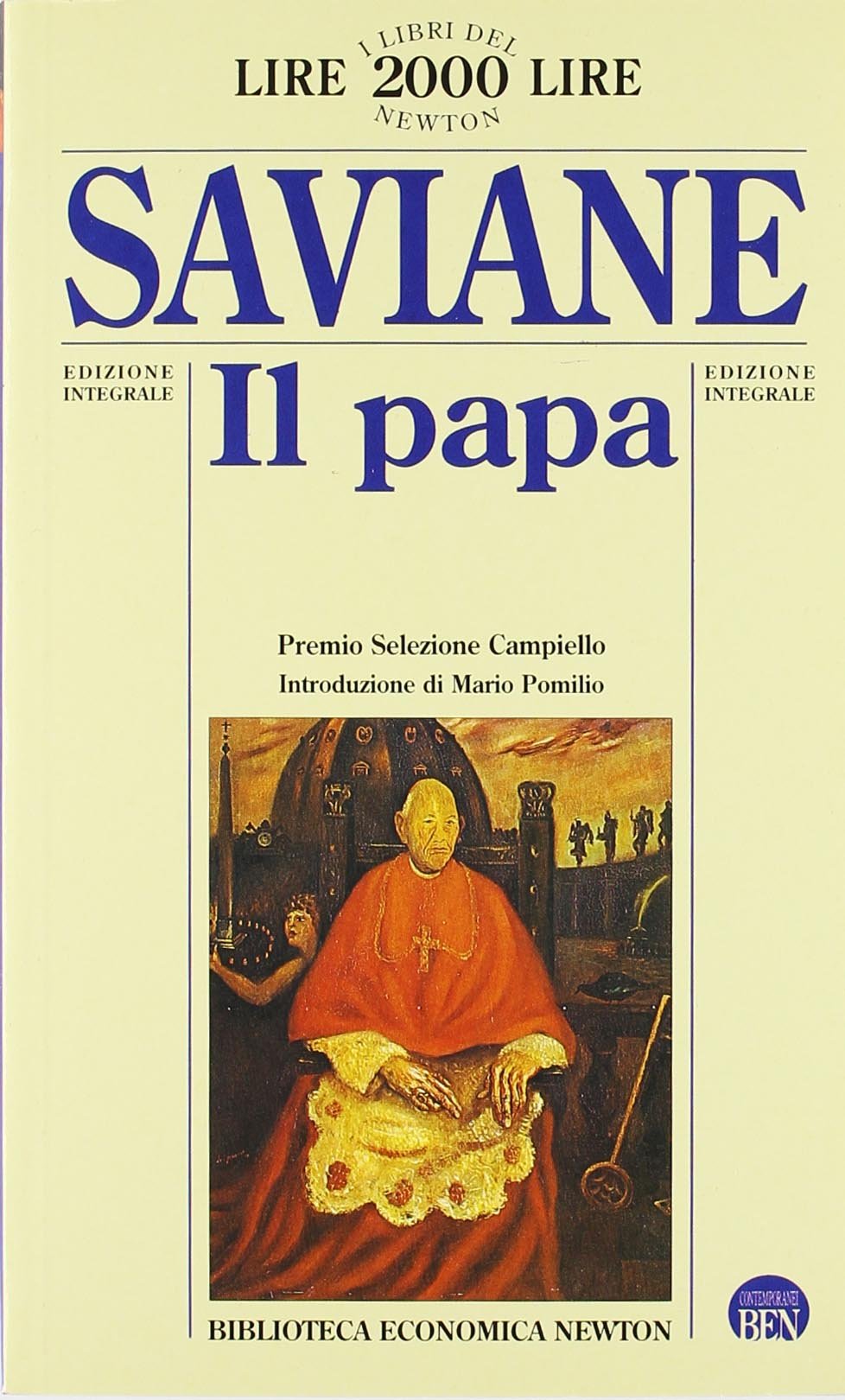 Il papa (Biblioteca economica Newton) Contemporary literature