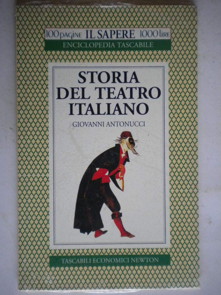 Storia del teatro italiano (Il sapere) Film, Art & Culture