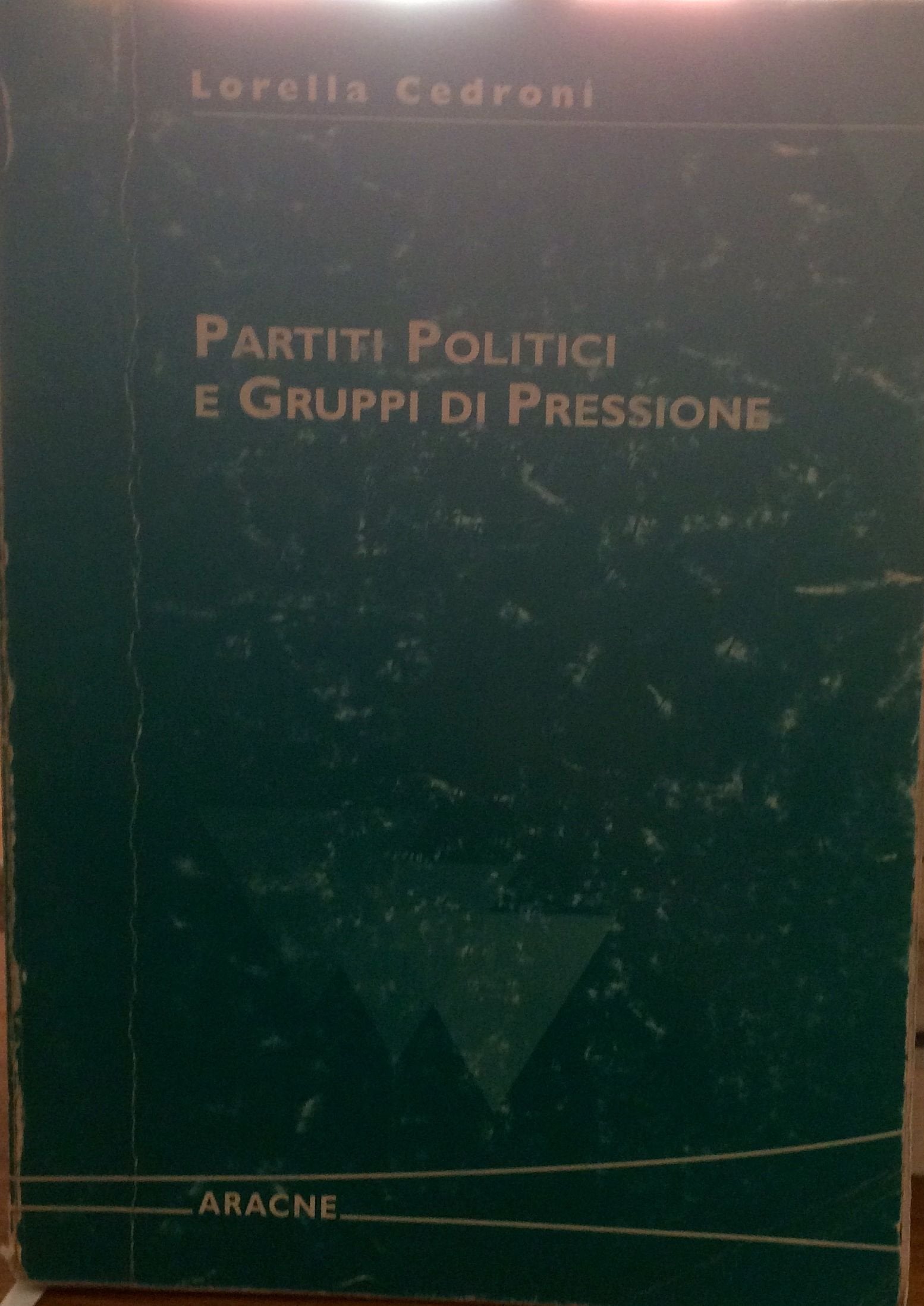 Corso di partiti politici e gruppi di pressione book