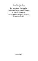 La morale e il singolo. Individualismo, modelli etici e poesia romana book