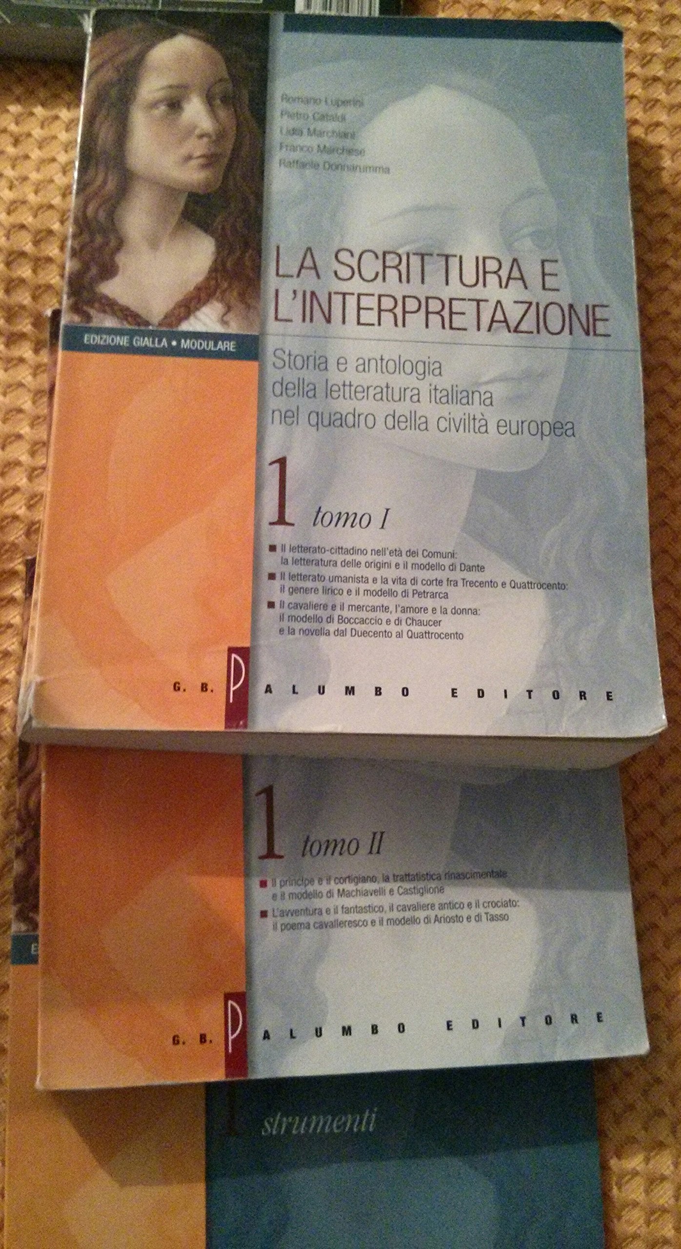 La scrittura e l'interpretazione. Storia e antologia della letteratura italiana nel quadro della civiltà europea. Ediz. gialla modulare. Per le Scuole superiori (Vol. 1) Professional & Reference Books