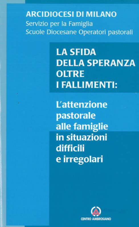 La sfida della speranza oltre i fallimenti. L'attenzione pastorale alla famiglia in situazioni difficili e irregolari book