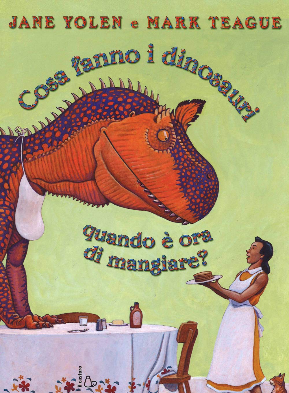 Cosa fanno i dinosauri quando è ora di mangiare? Children's books