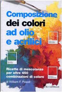 Composizione dei colori ad olio e acrilico book
