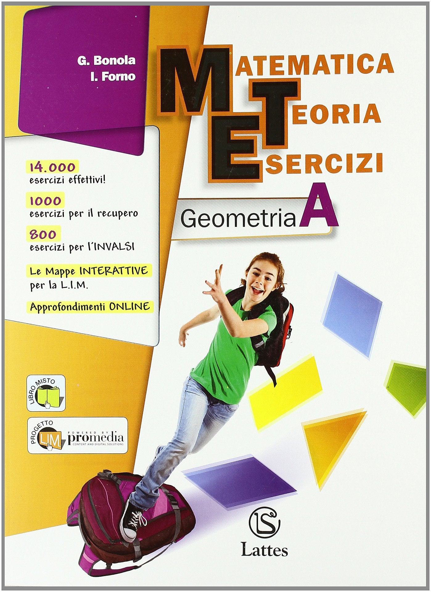Matematica teoria esercizi. Geometria. Per la Scuola media. Con espansione online (Vol. 1) Professional & Reference Books