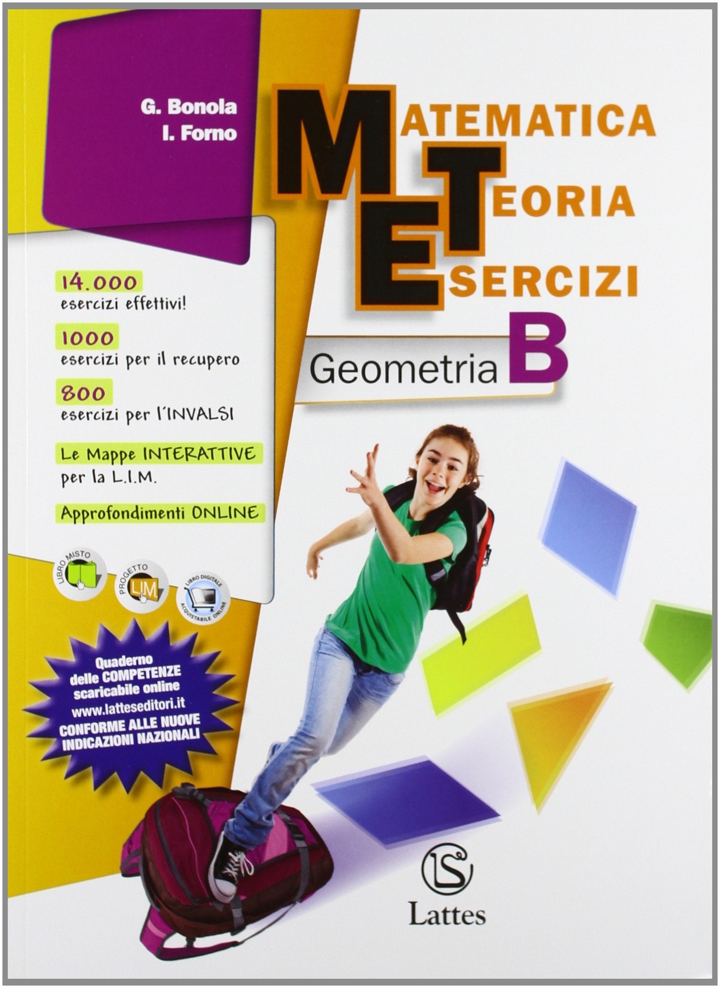 Matematica teoria esercizi. Geometria. Per la Scuola media. Con espansione online (Vol. 2) Professional & Reference Books