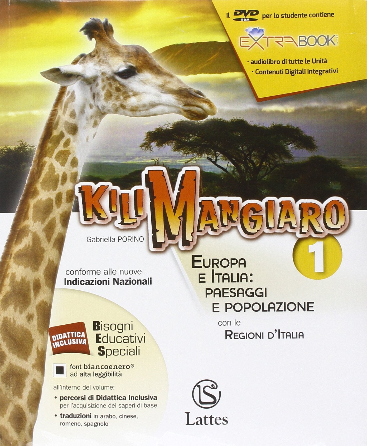 Kilimangiaro. Mi preparo per l'interrogazione-Quaderno INVALSI. Europa e Italia: paesaggi e popolazione. Per le Scuole superiori. Con DVD. Con Libro: Atlante (Vol. 1) Natural Sciences