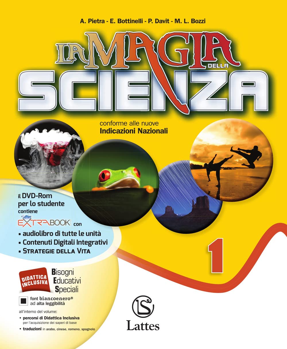 La magia della scienza. Per la Scuola media. Con DVD. Con e-book. Con espansione online. Chimica-Fisica-Mi preparo per interrogazione-Quaderno competenze (Vol. 1) Learning & Reference