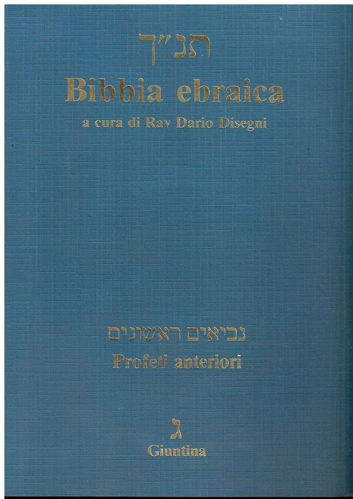 Bibbia ebraica. Profeti anteriori. Testo ebraico a fronte book