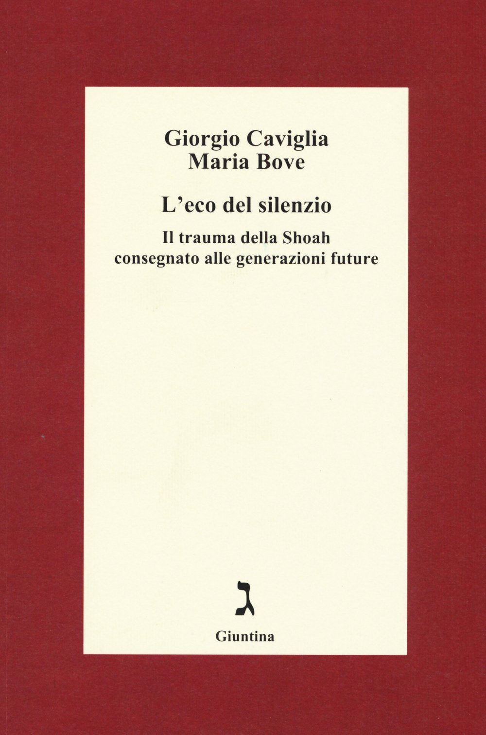 L'eco del silenzio. Il trauma della Shoah consegnato alle generazioni future book