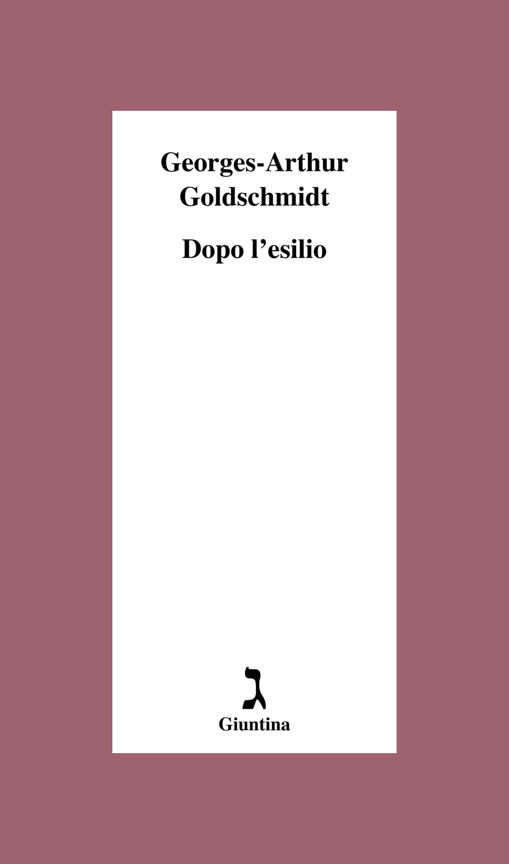 Dopo l'esilio (Schulim Vogelmann) Personalities