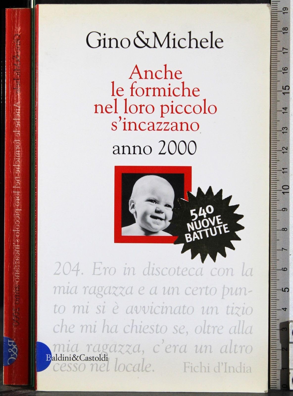 Anche le formiche nel loro piccolo si incazzano. Anno 2000 Contemporary literature