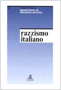 Studi sul razzismo italiano book