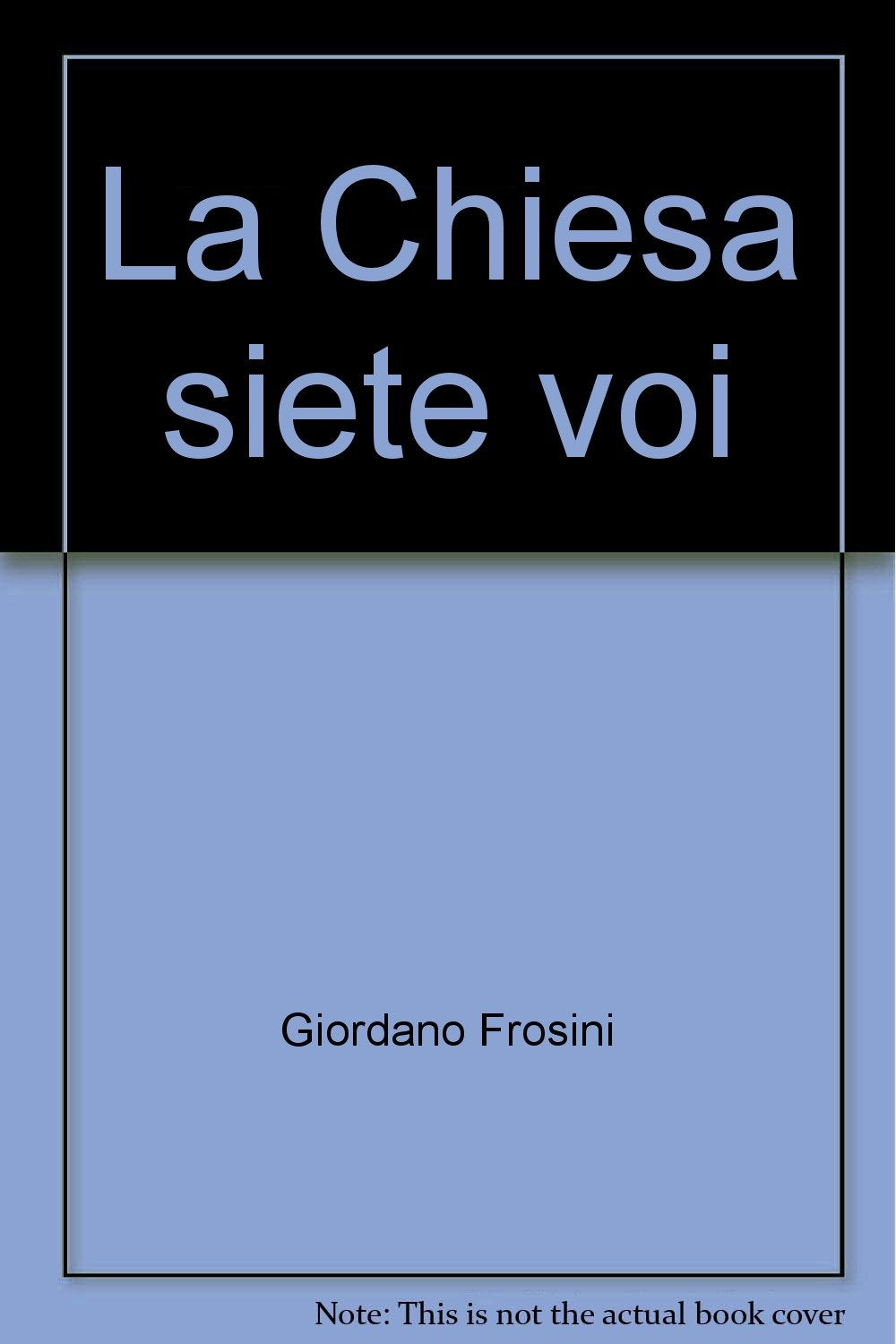 La Chiesa siete voi Religion & Esotericism