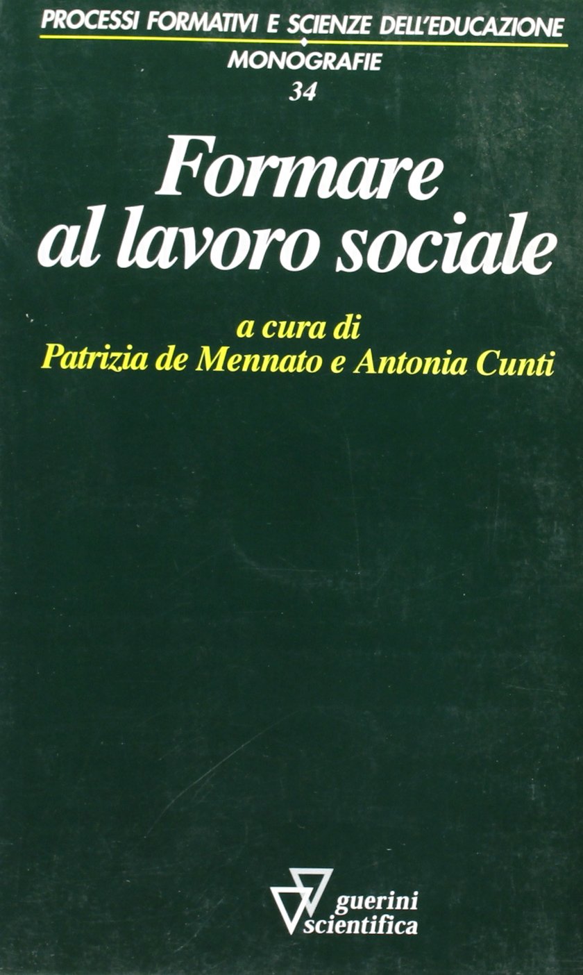Formare al lavoro sociale book