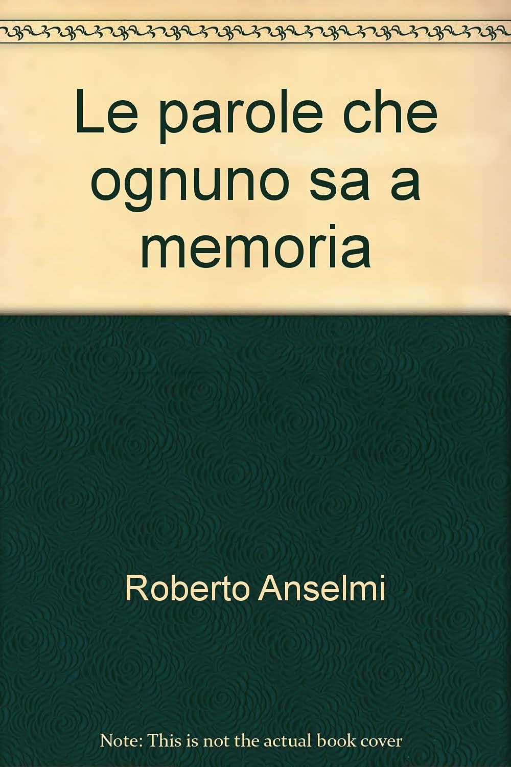 Le parole che ognuno sa a memoria (Narrare) Contemporary literature Books