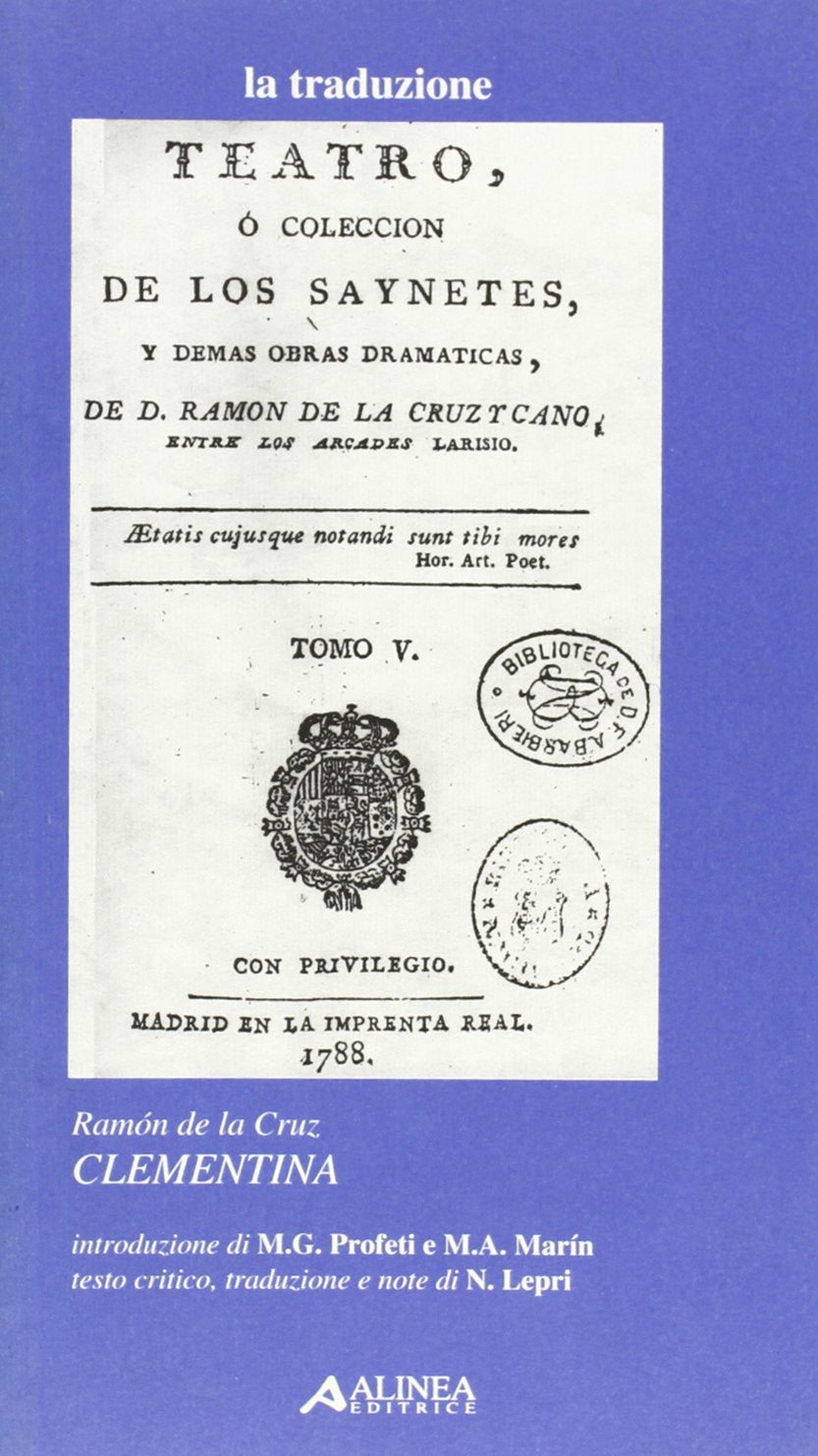 Clementina. Testo a fronte spagnolo book