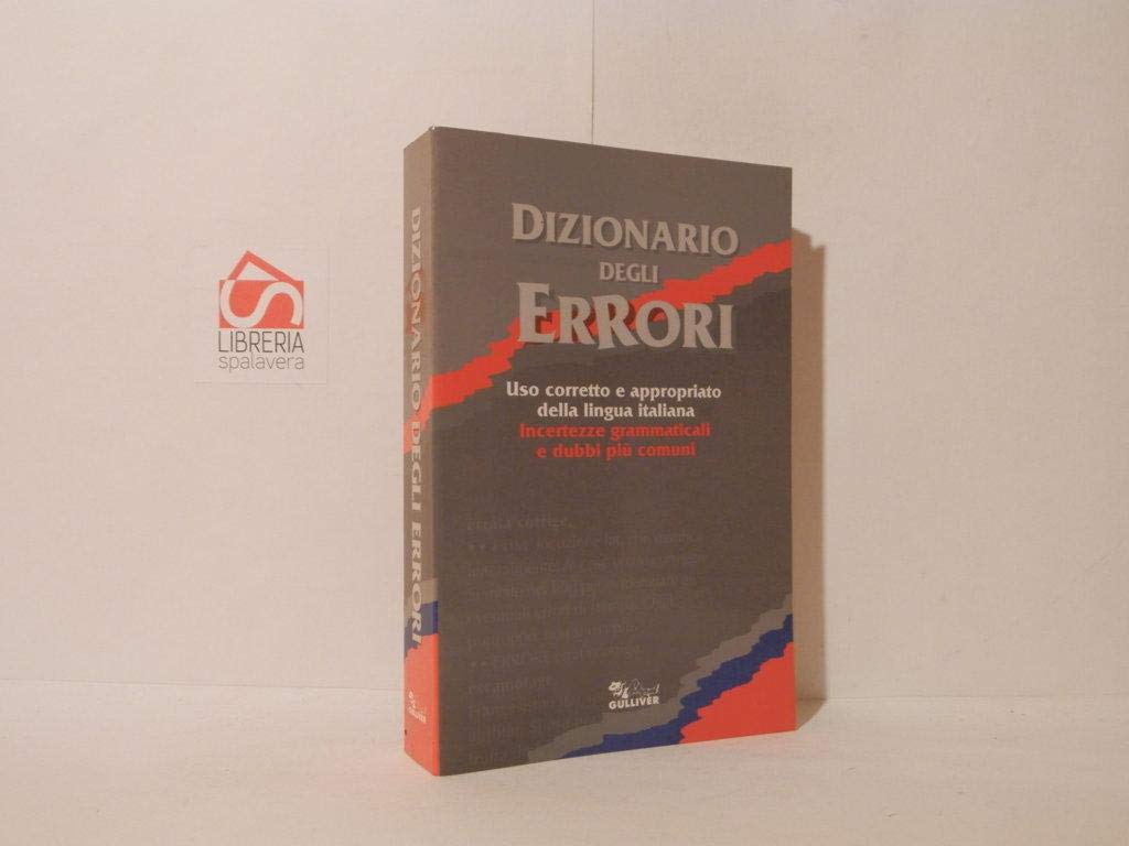 Dizionario degli errori book