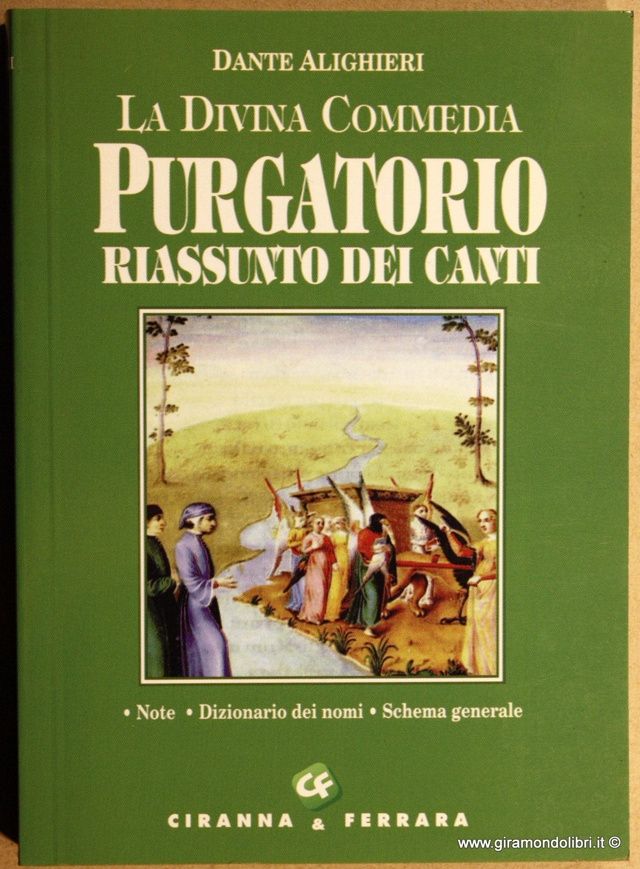 Divina Commedia. Purgatorio. Riassunto dei canti e dizionario dei nomi Study Guides