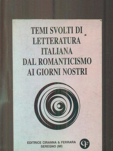 Temi svolti di letteratura italiana. Novecento book