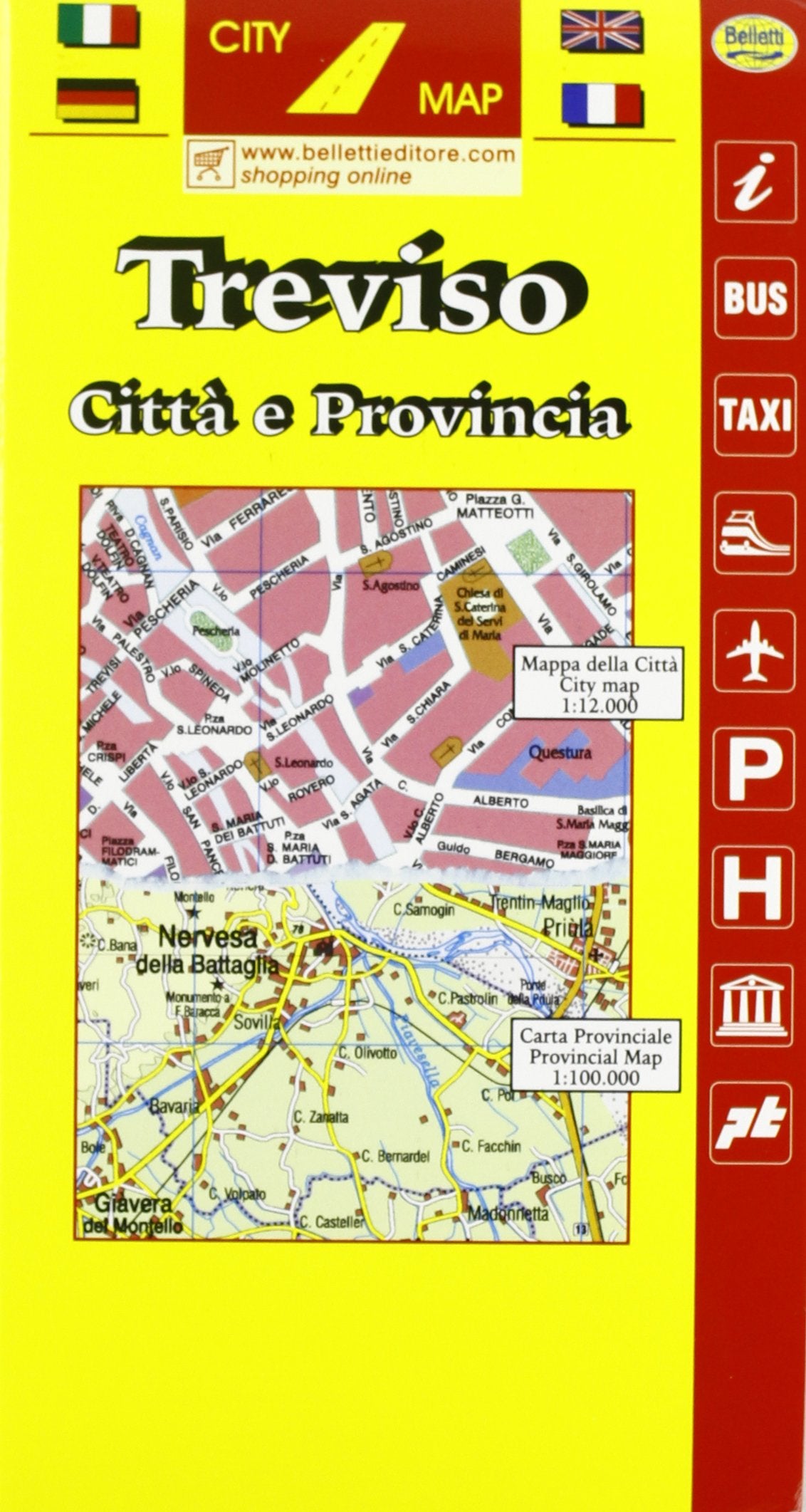 Treviso 1:10.000. Con guida turistica (Piante di città. City map) Leisure, Home & Garden