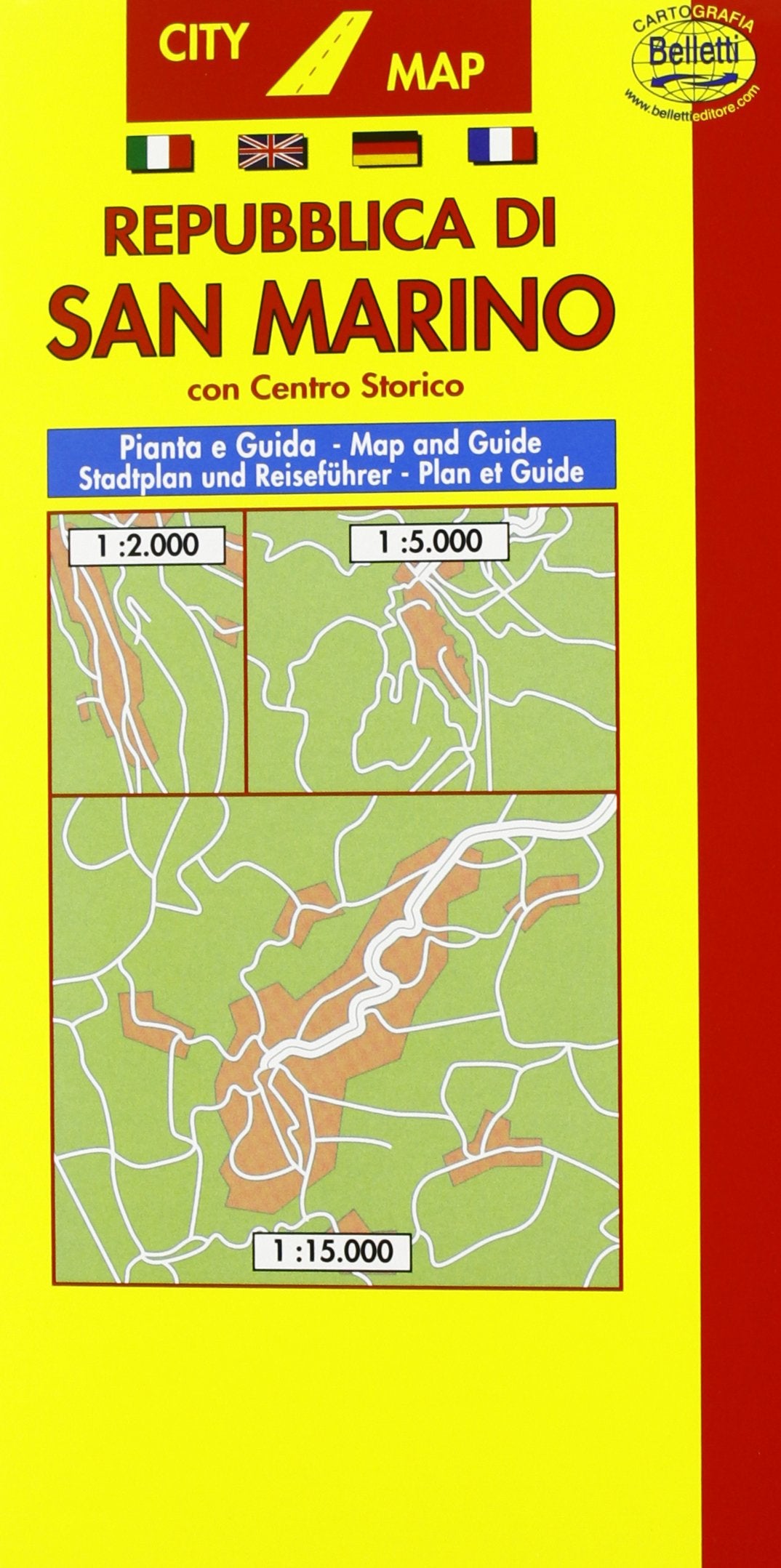 San Marino 1:15.000 (Piante di città. City map) Leisure, Home & Garden