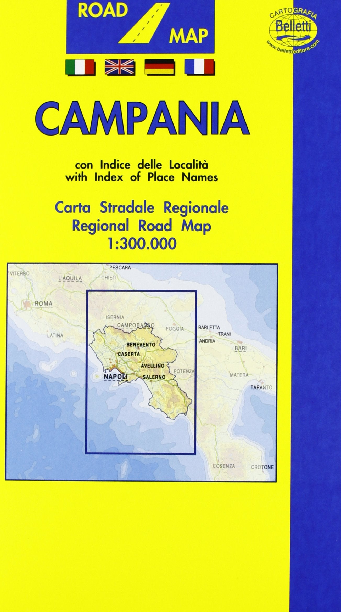 Campania 1:300.000 (Carte regionali) Leisure, Home & Garden