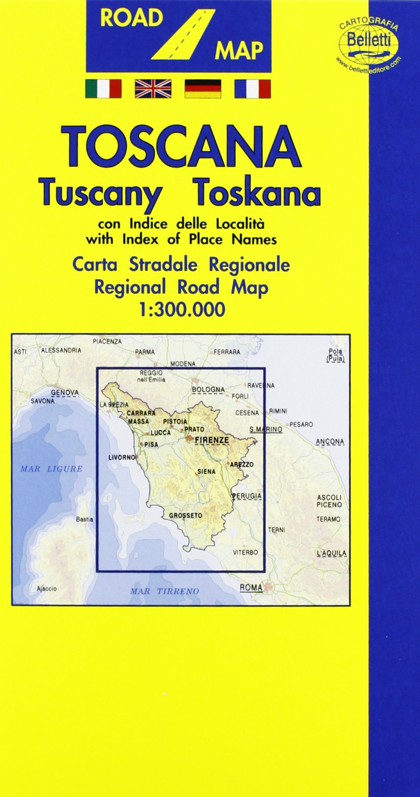 Toscana 1:300.000 (Carte regionali) Leisure, Home & Garden